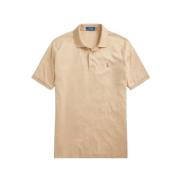 Polo Ralph Lauren Slim Fit Bomull Polo Tröja Beige, Herr