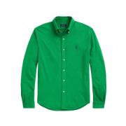 Polo Ralph Lauren Klassisk Bomull Polo Skjorta Green, Herr