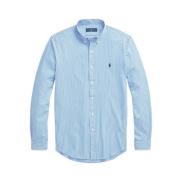 Polo Ralph Lauren Randig Stretchig Skjorta med Slim Fit Blue, Herr