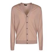 Prada Beige Cardigan - Mysig och Stilfull Pink, Dam