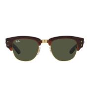 Ray-Ban Mega Clubmaster Rb0316S Solglasögon Brown, Dam