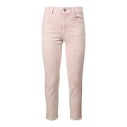 Stella McCartney Slim Fit Jeans Pink, Dam