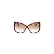 Tom Ford Fyrkantiga solglasögon Ft0943 53F Brown, Dam