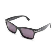 Tom Ford Svarta solglasögon med tillbehör Black, Unisex
