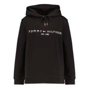 Tommy Hilfiger Huvtröja Black, Dam