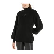 Tommy Hilfiger Lofty Turtleneck Tröja för Värme och Stil Black, Dam