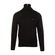 Tommy Hilfiger Rullkrage Black, Herr