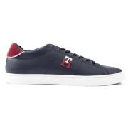 Tommy Hilfiger Core Corporate Läder Tränare Blue, Herr