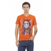 Trussardi T-Shirts Orange, Herr