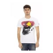 Trussardi Klassisk Vit Bomull T-Shirt White, Herr