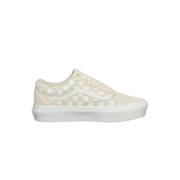 Vans Platform Sneakers för modeframåt kvinnor Beige, Dam