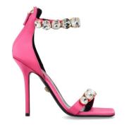 Versace Kristall Sandaler Pink, Dam
