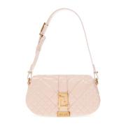 Versace ‘Greca Goddess Mini’ quiltad axelväska Pink, Dam