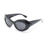 Versace Svarta solglasögon med originaltillbehör Black, Dam