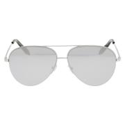 Victoria Beckham Premium Aviator Solglasögon - Höj Din Stil Gray, Dam