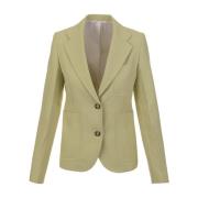 Victoria Beckham Modern Blazer Jacka Yellow, Dam