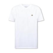 Vivienne Westwood T-shirt med logotyp White, Herr