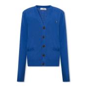 Vivienne Westwood Kofta med logotyp Blue, Herr