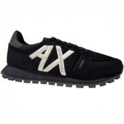 Armani Exchange Nya Basket Sneakers Black, Herr