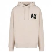 Armani Exchange Beige Herr Sweatshirt med AX-brodyr Beige, Herr