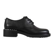 ASH Eleganta Oxford-stil Skor Black, Dam