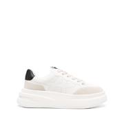 ASH Perforerade Lädersneakers White, Dam