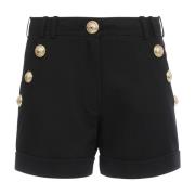 Balmain Bomullsshorts med låg midja Black, Dam