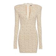 Balmain Short Dresses Beige, Dam