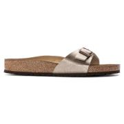 Birkenstock Klassisk Madrid Sandal Beige, Dam