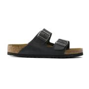 Birkenstock Sandaler Arizona Soft Footbed Birko-Flor Black, Dam