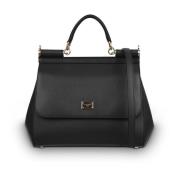 Dolce & Gabbana Medium Sicily axelväska Black, Dam