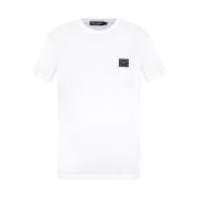 Dolce & Gabbana Applicerad T-shirt White, Herr