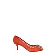 Dolce & Gabbana Höj din stil med snygga pumps Red, Dam