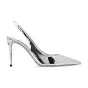 Dolce & Gabbana Pumps med spegelblank yta Gray, Dam