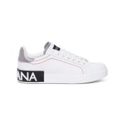 Dolce & Gabbana Portofino Sneakers White, Dam