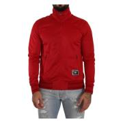 Dolce & Gabbana Sweatshirt med dragkedja Red, Herr