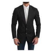 Dolce & Gabbana Napoli Slim Fit Blazer - Ny med Etiketter Gray, Herr