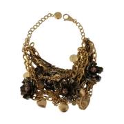 Dolce & Gabbana Statement Halsband med Sicilien Motiv Yellow, Dam