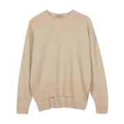 John Smedley Round-neck Knitwear Beige, Dam