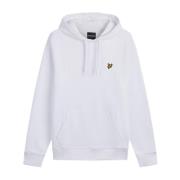 Lyle & Scott Lyle; Scott Tröja Huvtröja Vit White, Herr