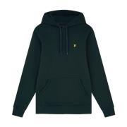 Lyle & Scott Mörkgrön Pullover Hoodie Green, Herr