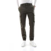 Lyle & Scott Leather Trousers Gray, Herr