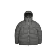 Rains Stilig Puffer Parka Jacka Gray, Herr