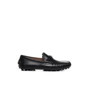 Salvatore Ferragamo Svarta platta skor med Gancini-ornament Black, Her...