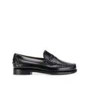 Sebago Stiliga Slip-On Loafers i kalvskinn Black, Herr