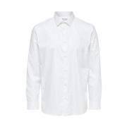 Selected Homme Avslappnad skjorta White, Herr