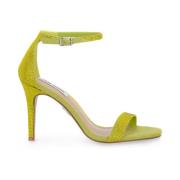 Steve Madden Högklackade sandaler - Lime Illumine Green, Dam