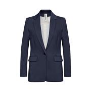 Drykorn Klassisk Navy Blazer - Atlin_2 Blue, Dam