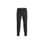 Jack & Jones Svarta Jwhpaul Jjwarner AKM 111 Byxor Black, Herr