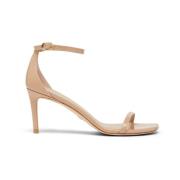 Stuart Weitzman Curve Sandal High-Fashion Innovation Beige, Dam